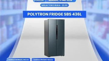 Kulkas Ukuran Jumbo Banting Harga di Transmart Full Day Sale! Diskon Hingga 40% untuk Konsumen Pintar