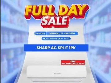 Diskon Besar! Beli AC 1 PK di Transmart Full Day Sale Bisa Diskon Rp 1,6 Juta, Cek Cara Dapatkan!