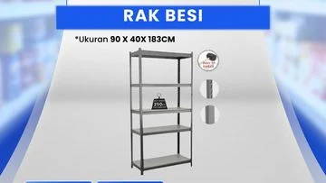Diskon Gede! Rak Besi Banting Harga di Transmart Full Day Sale, Serbu! Peluang Bisnis Menjanjikan