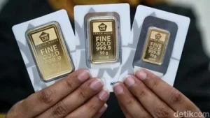 Harga Emas Turun Drastis, Jual Emas Hari Ini Kurang Cuan, Buyback Anjlok Rp 92 Ribu/Gram! Ini Dampaknya