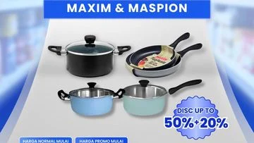 Transmart Full Day Sale Bikin Alat Masak Murah Meriah, Harga Turun Drastis!