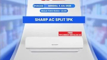 Cuaca Panas? Dapatkan AC Baru di Transmart Full Day Sale dengan Diskon Rp 1,7 Juta!