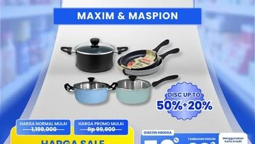 Diskon Gila! Beli Alat Masak Jadi Semurah Ini di Transmart Full Day Sale, Hemat Hingga 80%